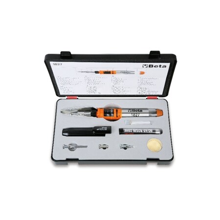Beta Gas Soldering Iron Kit, 7Pc 18270100